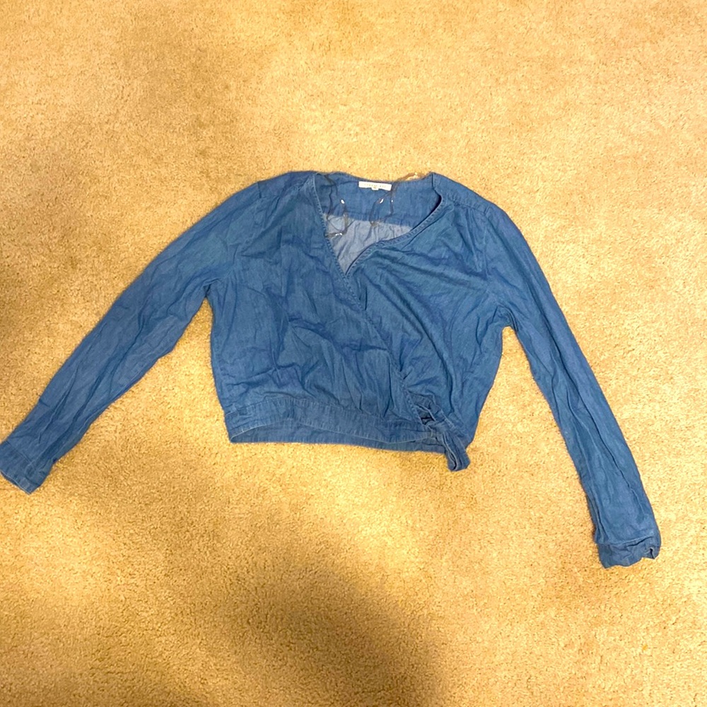 Denim blouse